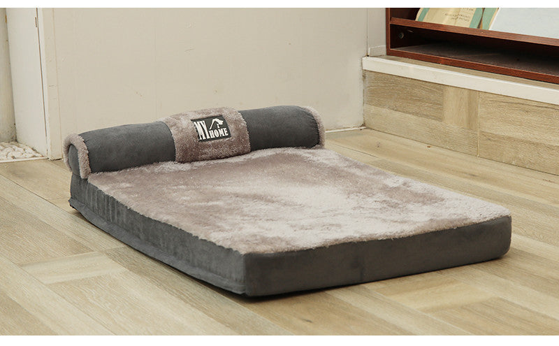 Canapé pour niche pour chien, matelas chaud pour chien lavable (crazy puppy )