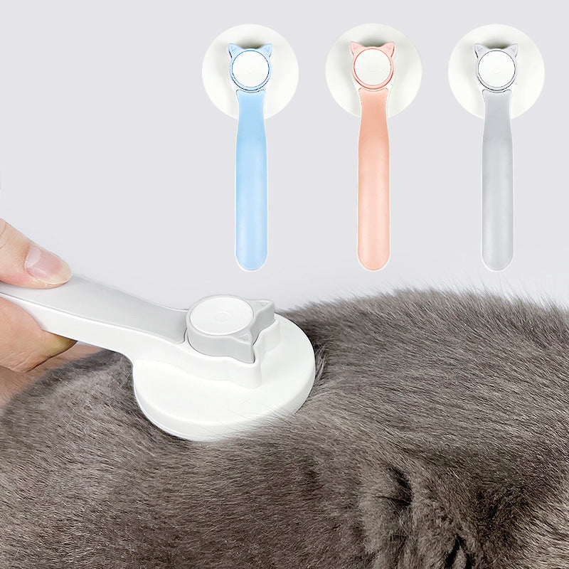Brosse de toilettage pour animaux , brosse autonettoyante pour chiens, outil de toilettage pour animaux de compagnie(Caniche Wash)